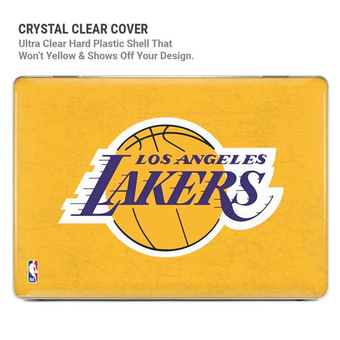 NBA Los Angeles Lakers Distressed MacBook Air 15in (2023-2025) Case plus Skin